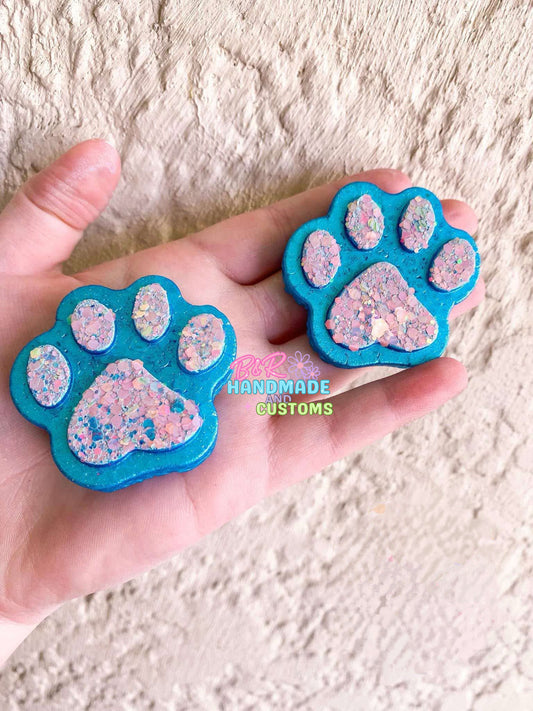 Paw Print Vent Clips